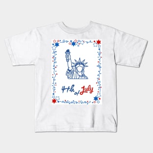 Fourth of July design Kids T-Shirt